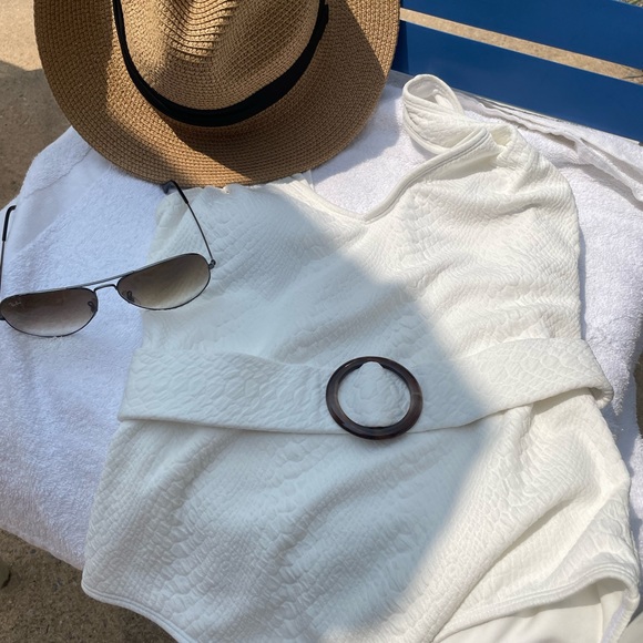 White bathing suit. Just bought new in April. - Picture 1 of 7